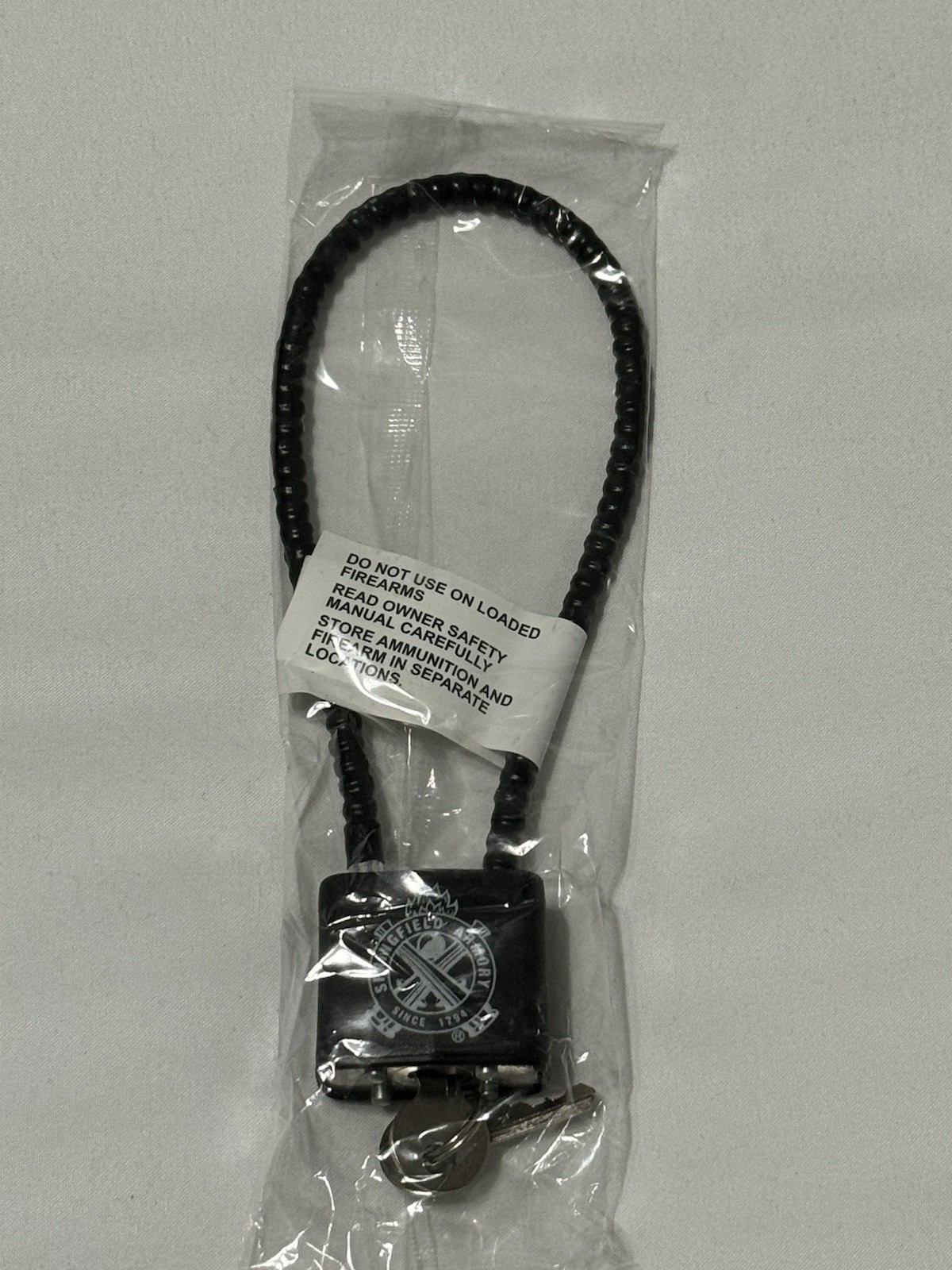 Springfield Armory OEM Gun Lock Cable Safety Lock New