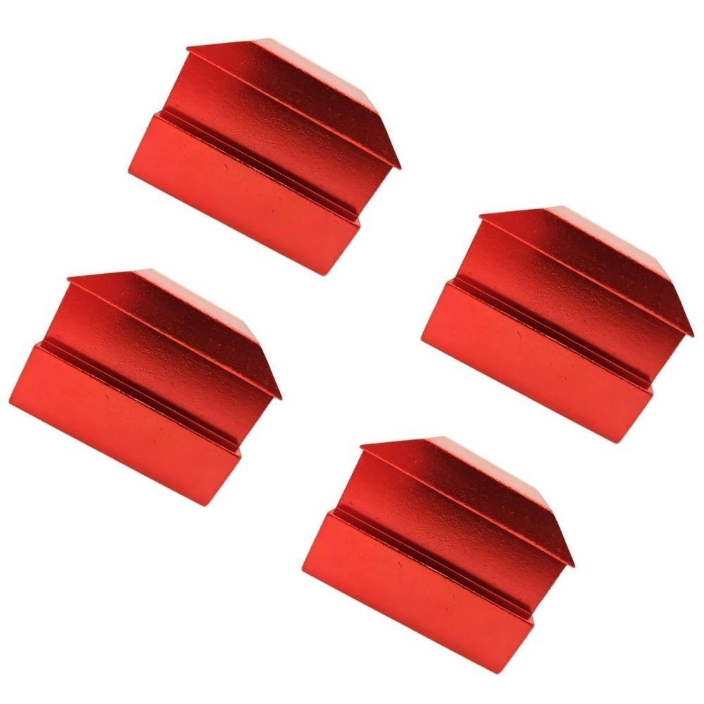 Jack Lift Pad Anodized for Camaro 6th Gen for Chevrolet Jack Pad 4 Pcs (Red)