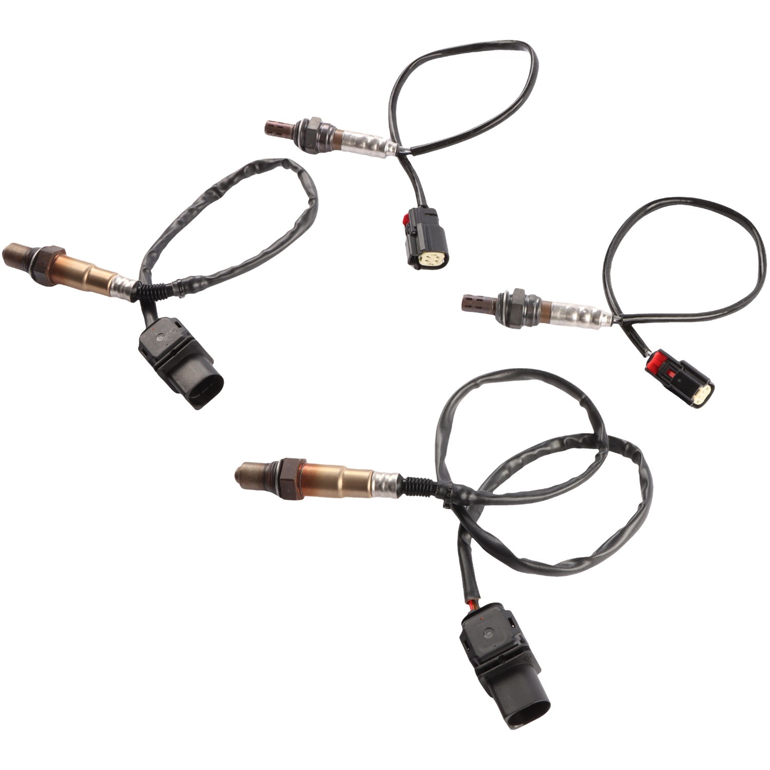 4pc Oxygen Sensor Up+Downstream for Ford F-150 3.5L V6 Turbo 2011 2012 2013 2014