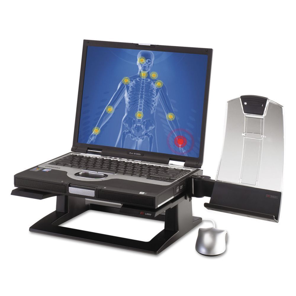 3M Ergonomic Notebook Riser LX500 - Black