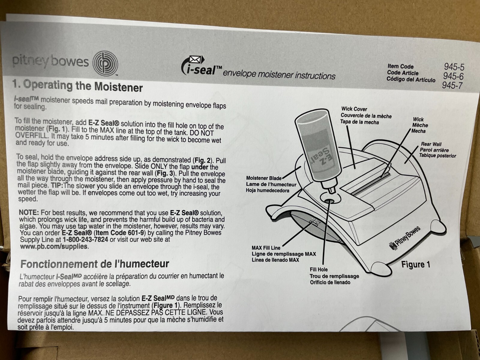 Envelope moistener/sealer