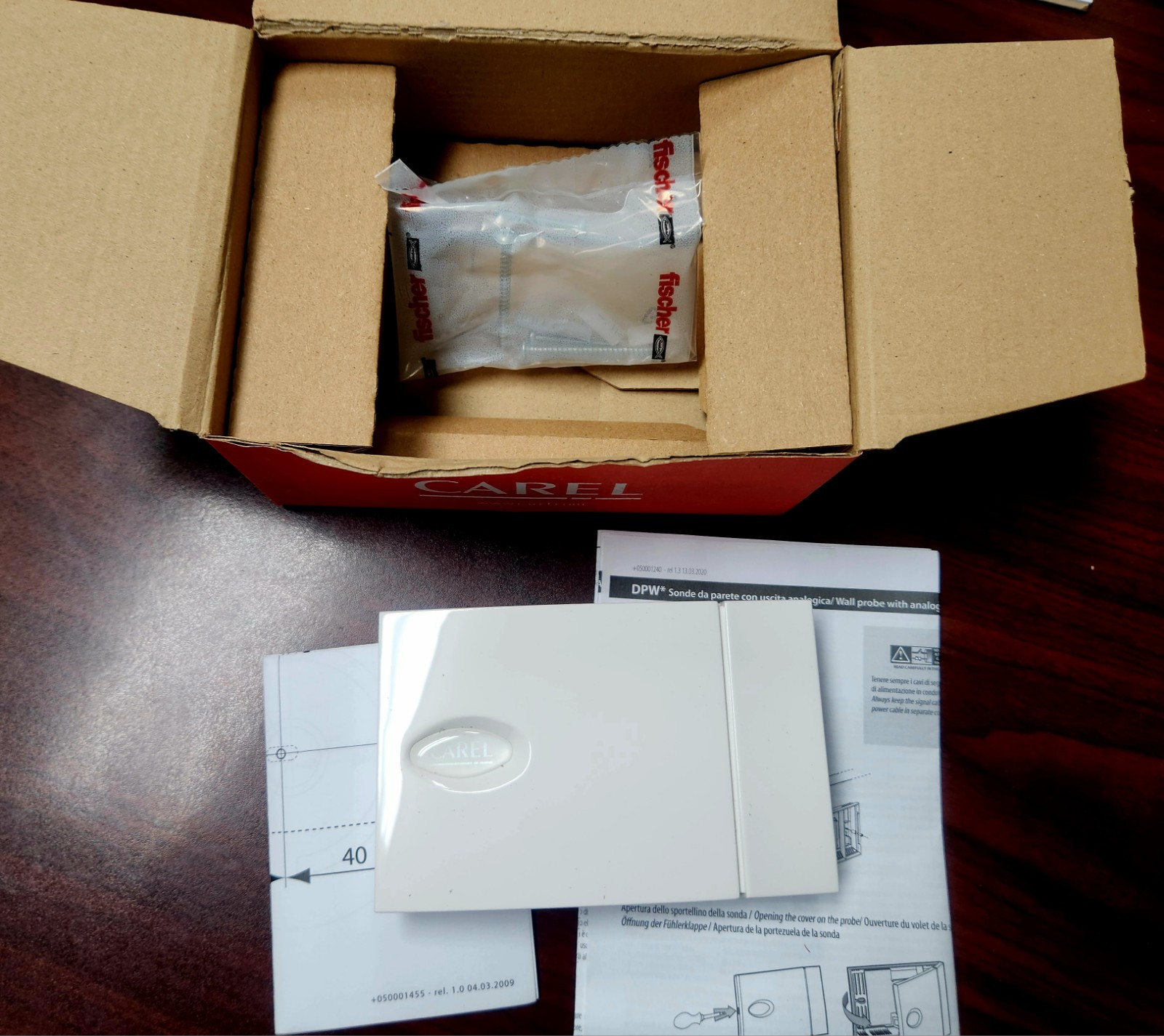 CAREL DPWT011000 Wall Temperature Sensor