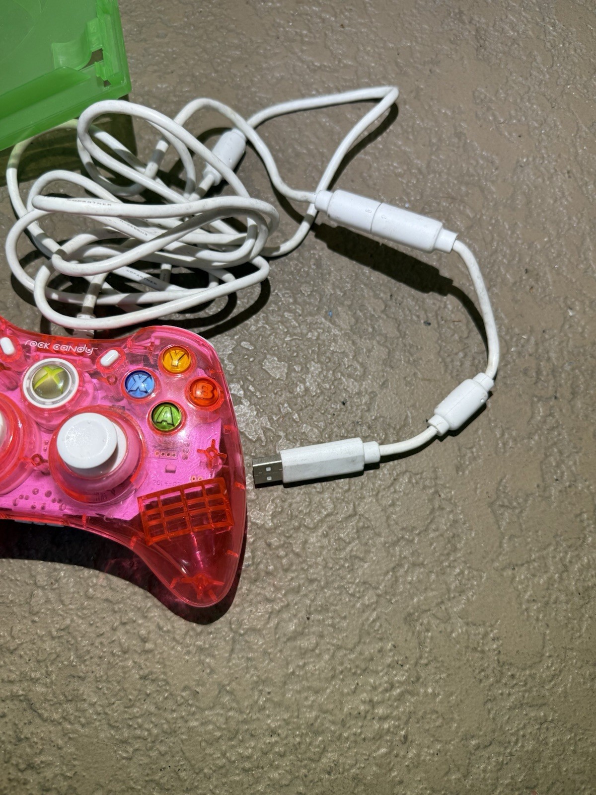 Xbox 360 Lot – 2 Controllers, Power Supply AV Cable, Charging Dock, Kinect power