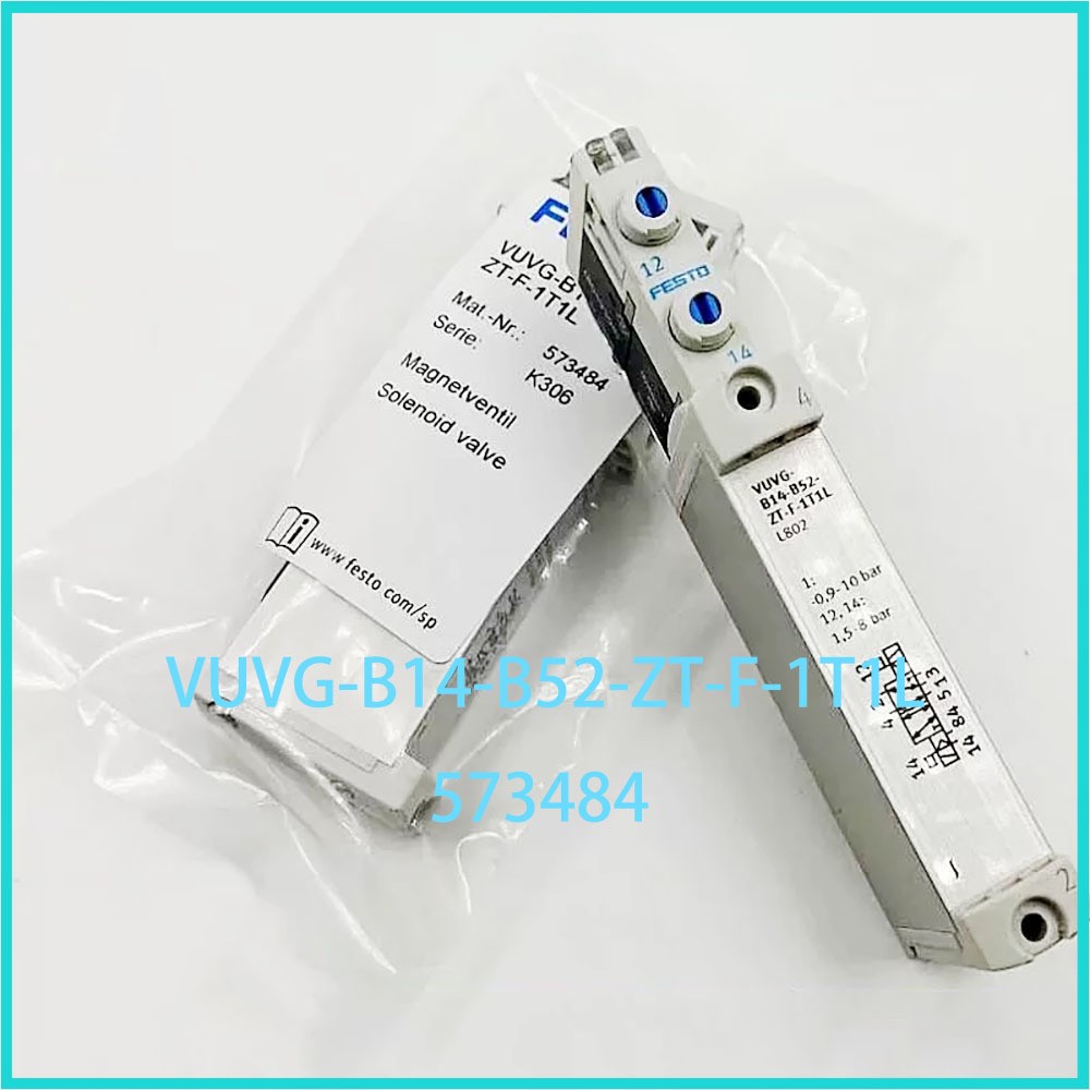 1Piece Festo New Factory Sealed VUVG-B14-B52-ZT-F-1T1L 573484 solenoid valve
