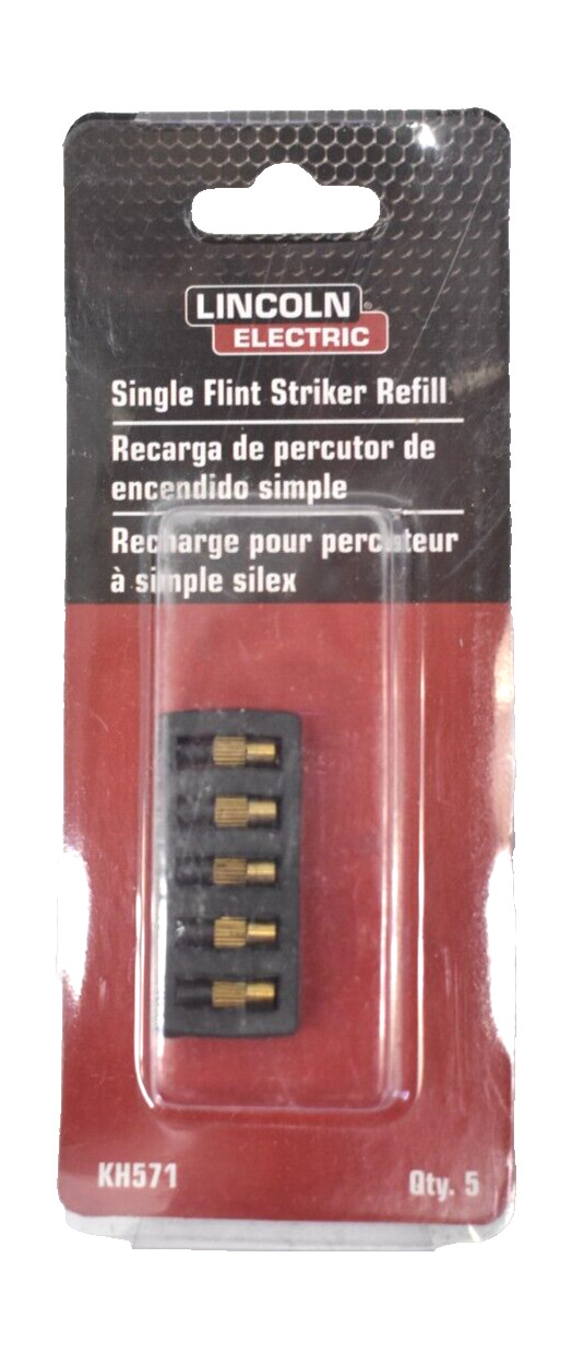 Lincoln Electric Single Flint Striker Refills 5 Pack KH571 Genuine OEM