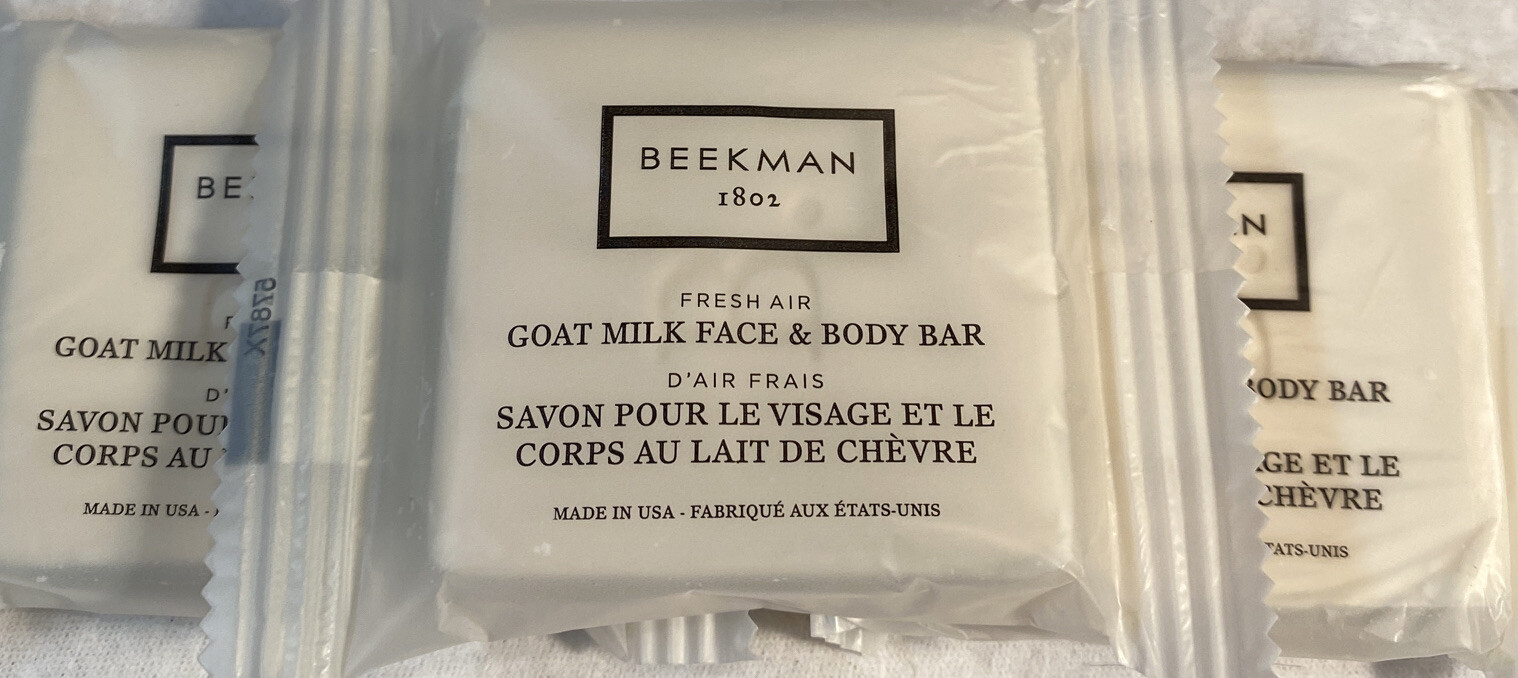 300 New Bars Beekman 1802 Fresh Air Goat Milk Face and Body Bar Soap