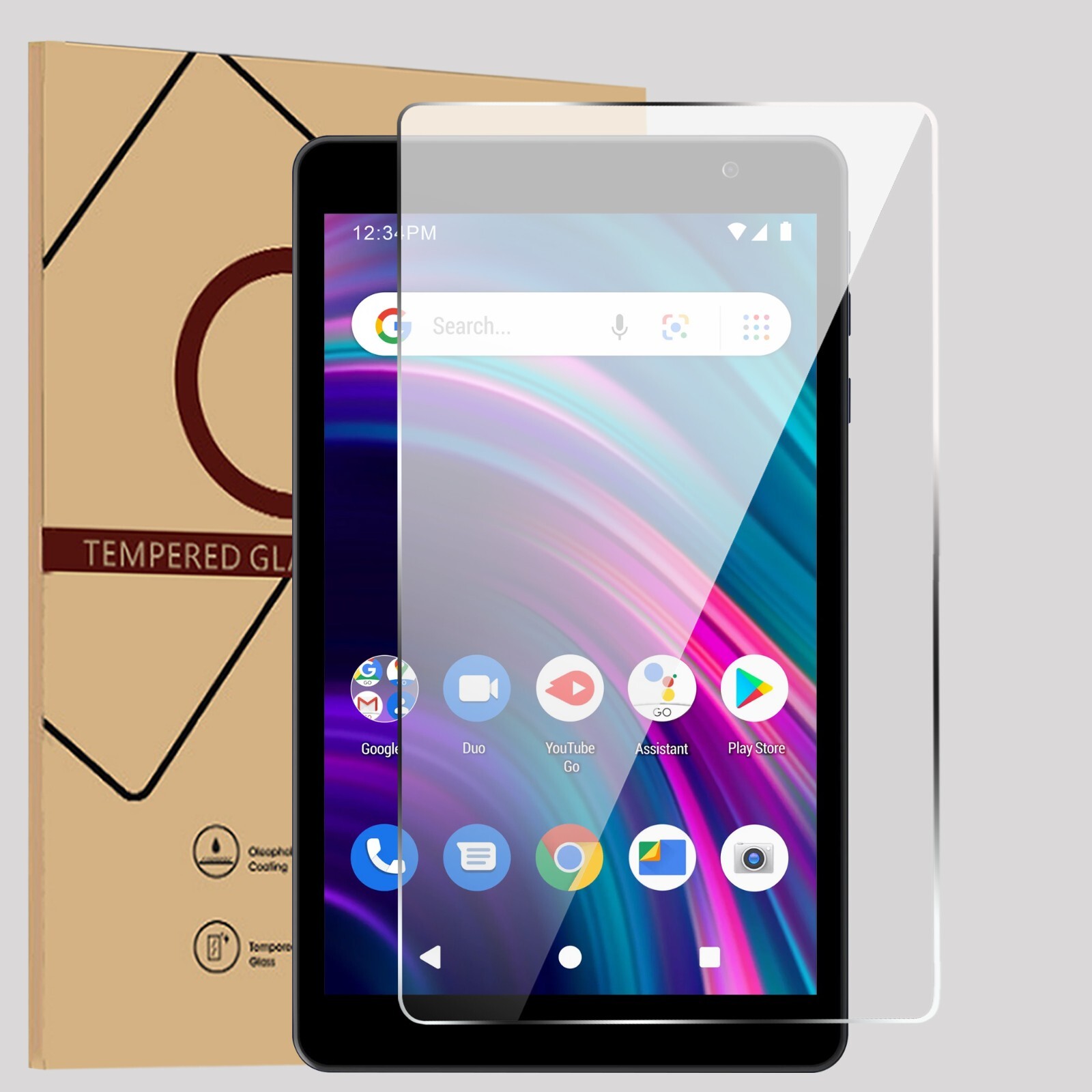 Tempered Glass Screen Protector For BLU M8L  / M8L 2022  /M8L Plus 8 Inch Tablet