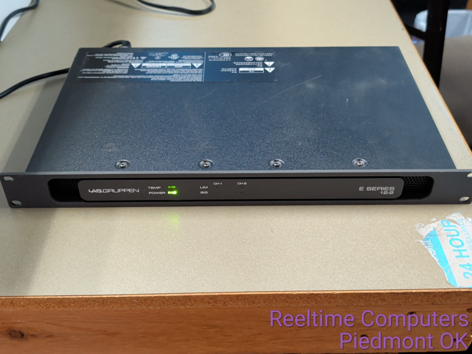 Lab Gruppen E 12:2 1200W 2-Channel Rackmount Power Amplifier Tested