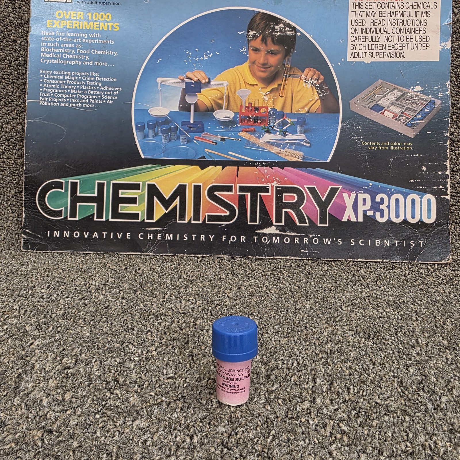 Chemistry Set Xp-3000 Parts (  Manganese Sulfate ) Aprox 2.3  Grams