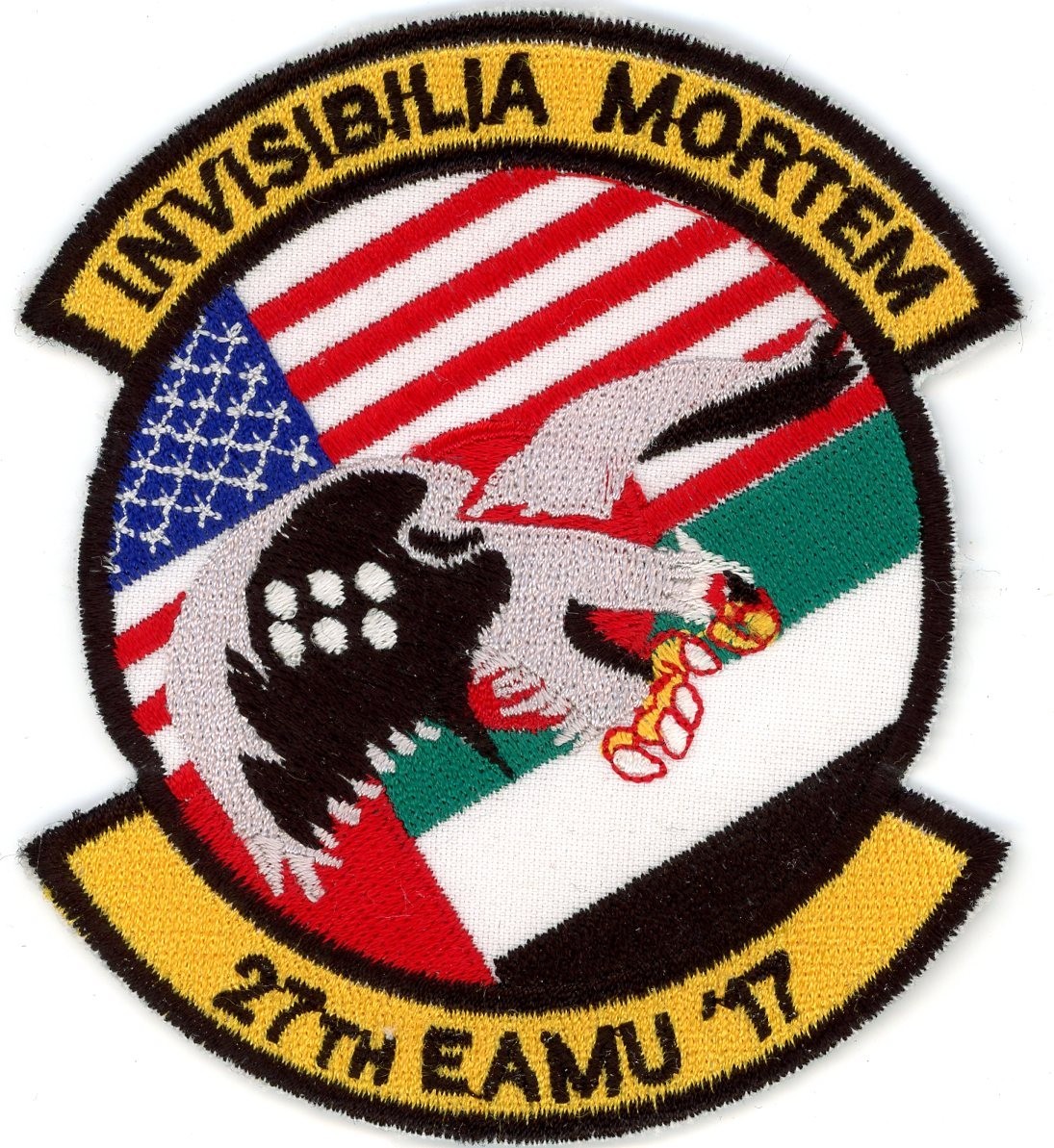US Air Force Patch: 27th Expeditionary Aircraft Maintenance Unit F-22