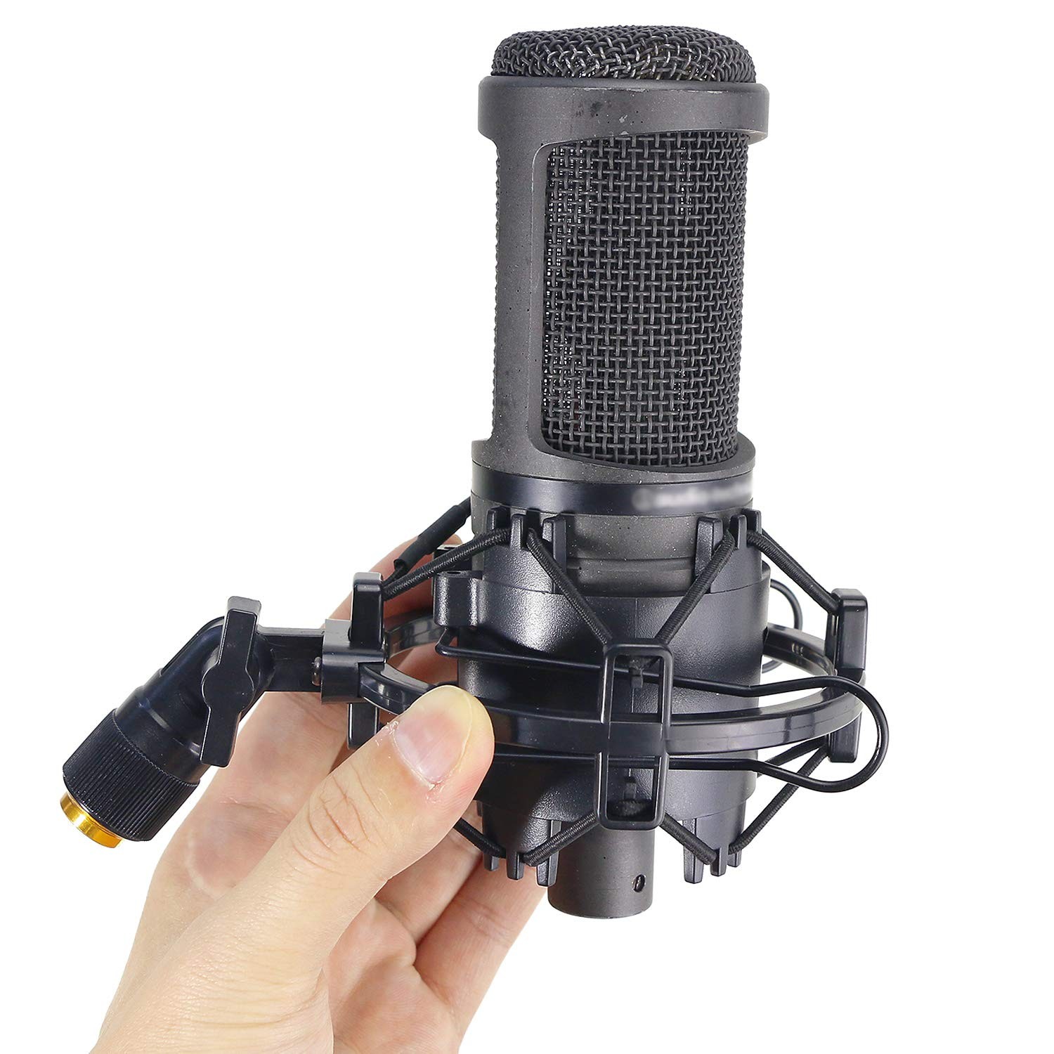 AT2020 Shock Mount, Microphone Shock Mount Reduces Vibration Noise for Audio ...