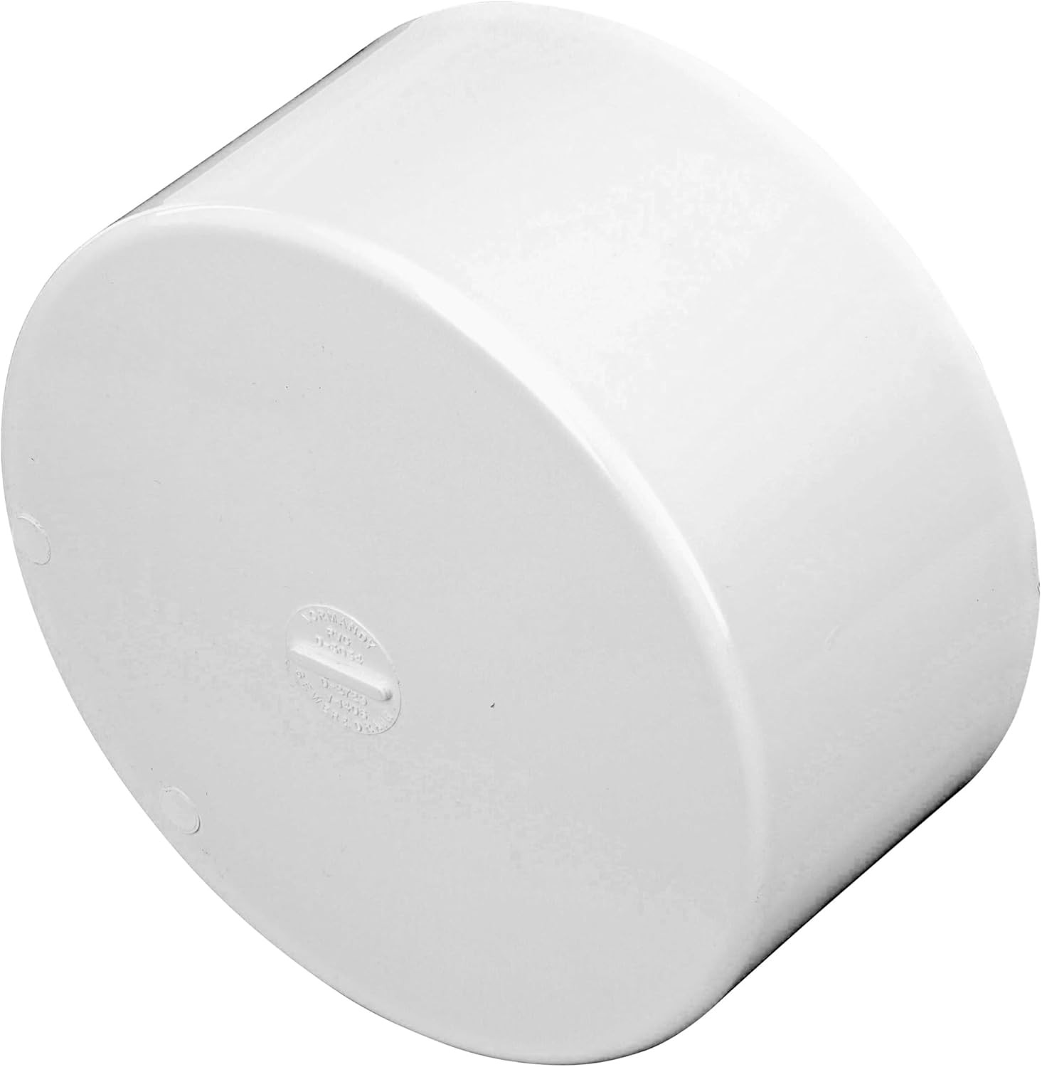 6P06 PVC S&D Cap, 6-Inch, Makes Solvent-Weld Connections, for Use with 6-Inch Se