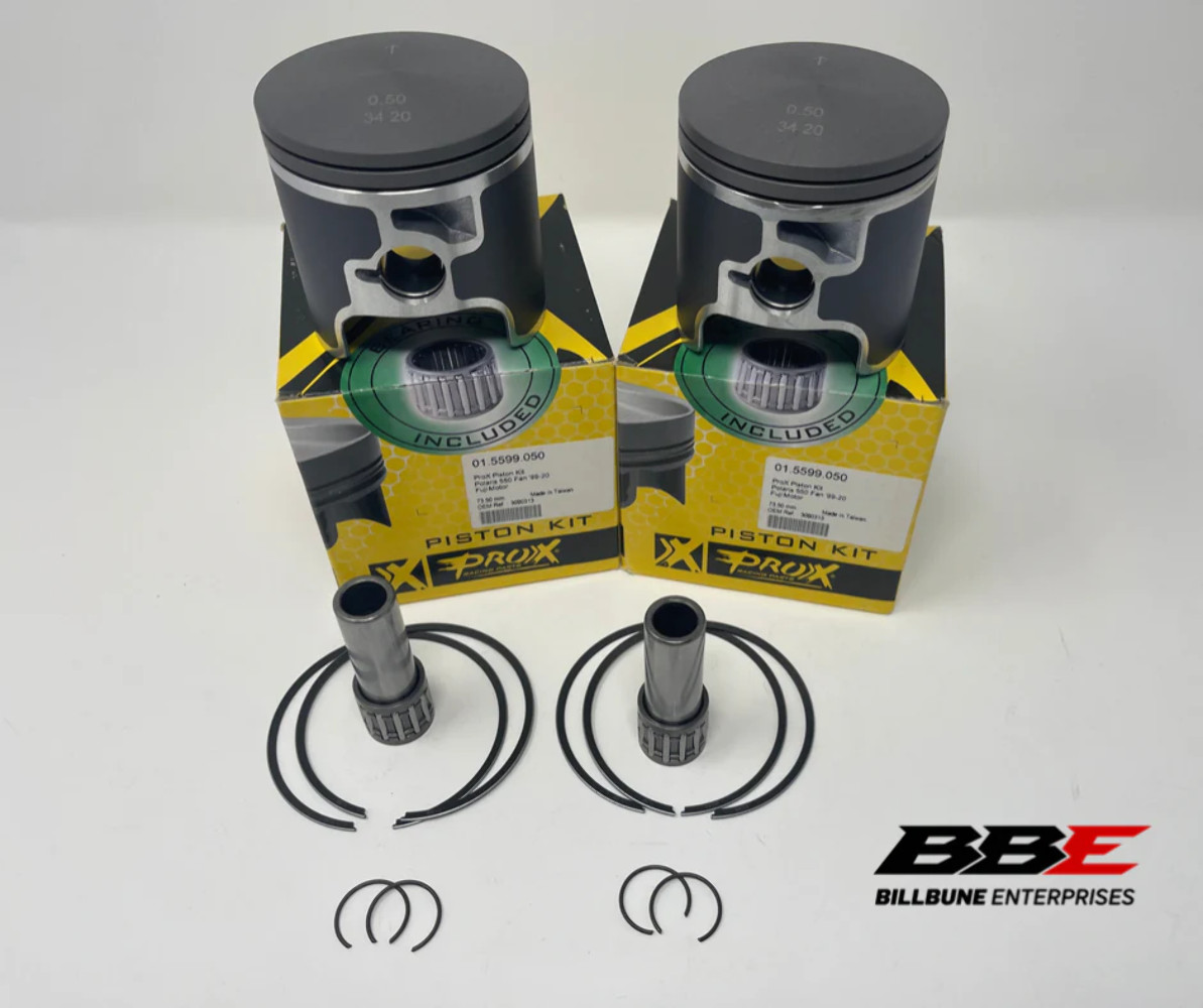 '99-'20 Polaris Indy 550 .50mm / .020" Over 73.50mm Bore Piston Kits Classic, LX