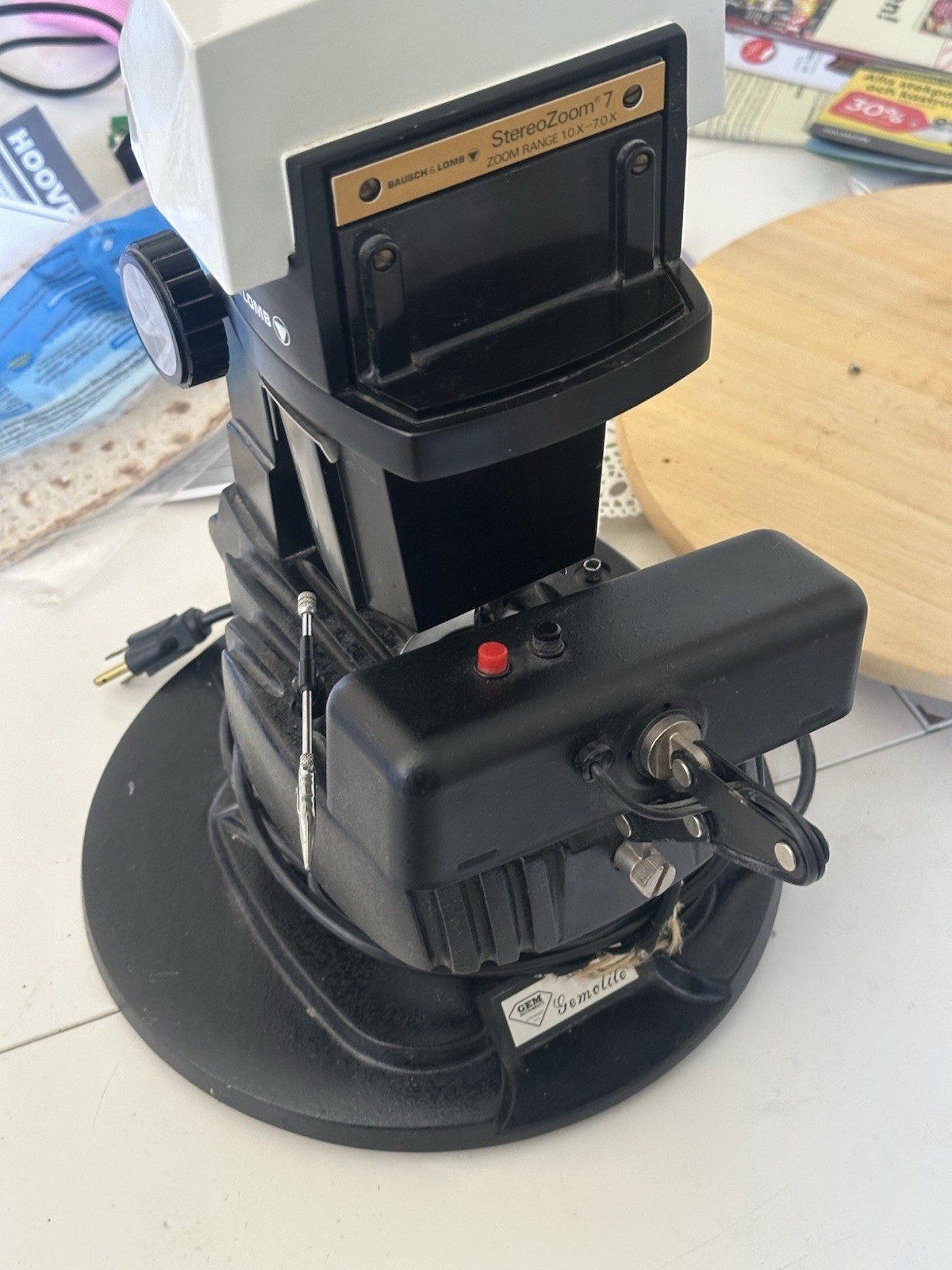 Gem Instruments Gemolite Mark V Microscope with B&L Optics – Stereo Zoom 7