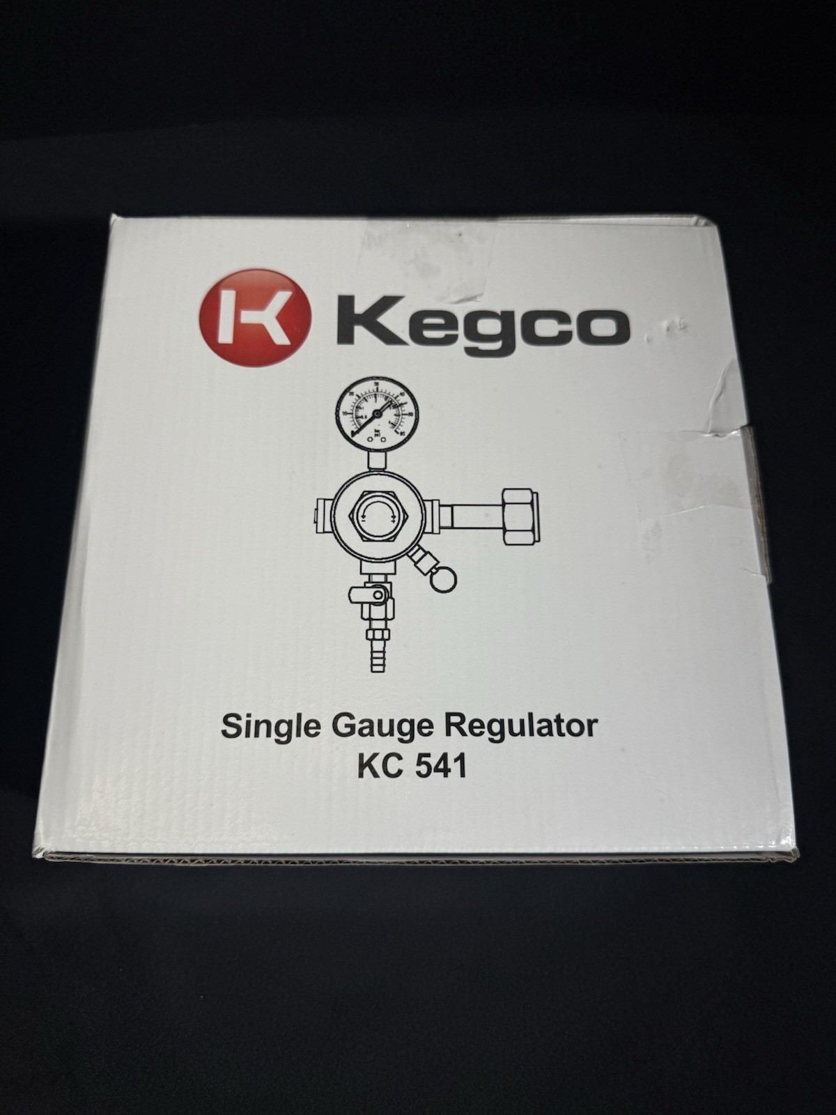 Kegco KC-541  single Gauge Kegerator Regulator “NIB"