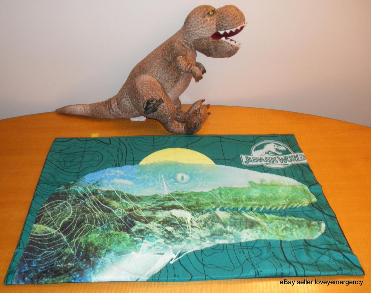 Jurassic World T-Rex Pillow Buddy 18" Plush & Microfiber Standard Pillow Case