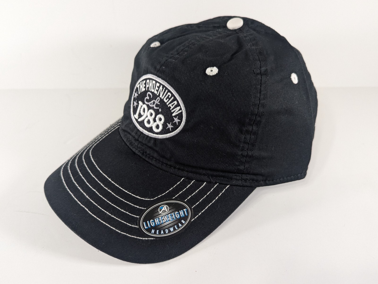 Ahead The Phoenician Hat Cap Strapback Black Golf Classic Fit Lightweight