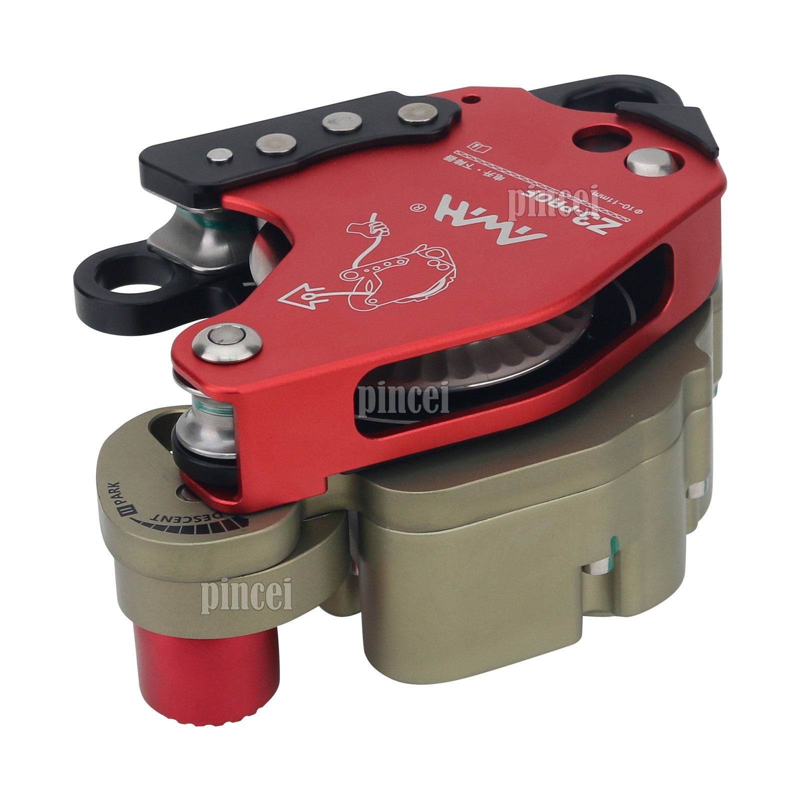 Z3-PROF Red Ascent Descent Device Ascender Descender Device (with Tool Box)