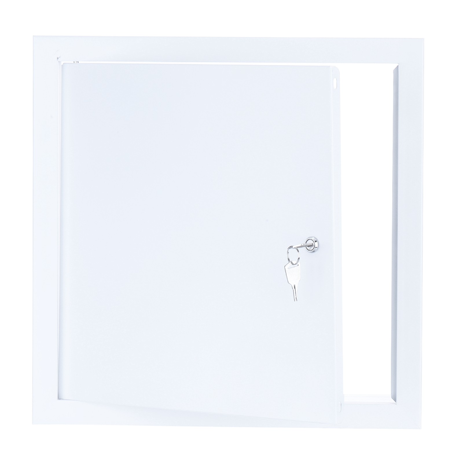 Access Panel (16"x16") Plumbing Access Door Lock-in Installation With Key, White