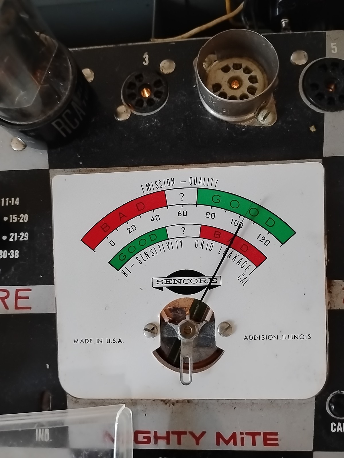 RCA 6SN7GTA Black Plate Dual Triode TESTED BALANCED 100/100 Audio HIFI