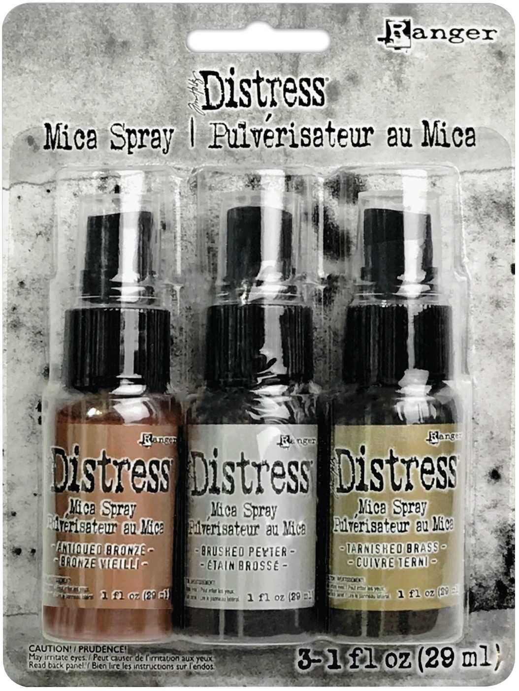 Tim Holtz Distress Mica Sprays 1oz-3 Colors - 2 Pack