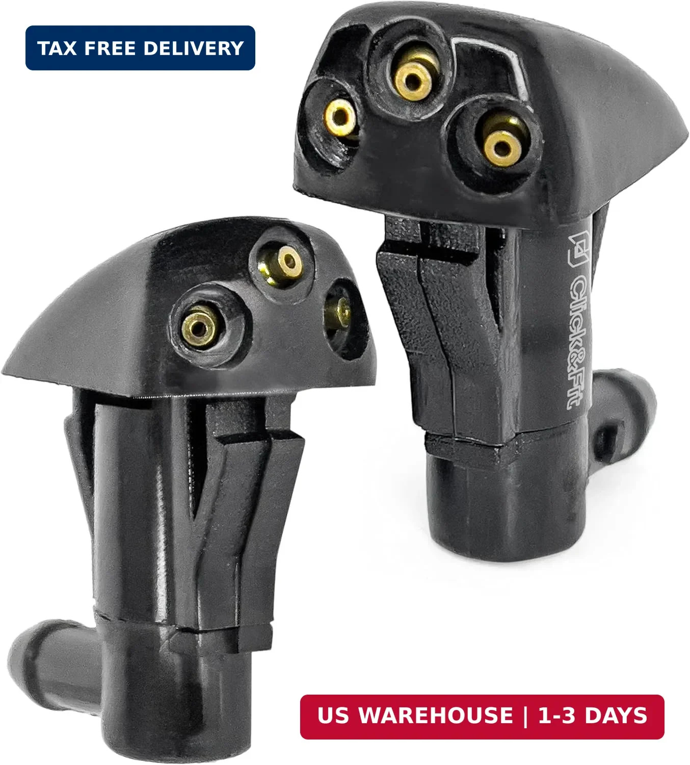 Click&Fit Windshield Washer Nozzles compatible with Kia and Hyundai from 2000 to