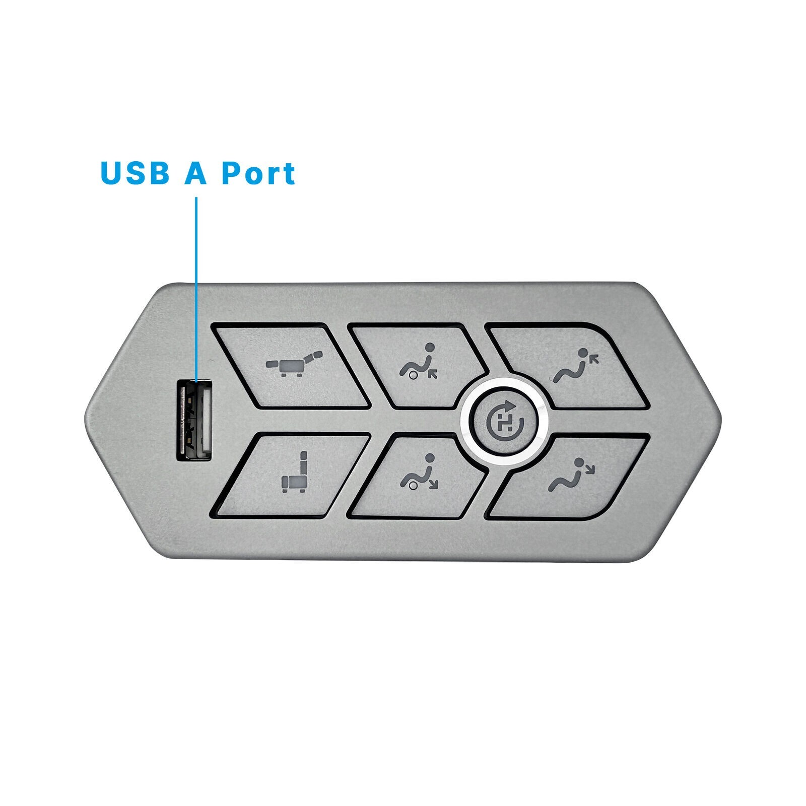 Recliner Emomo TRGIN 7 Button 5 Pin Switch Hand Control Replacement with USB