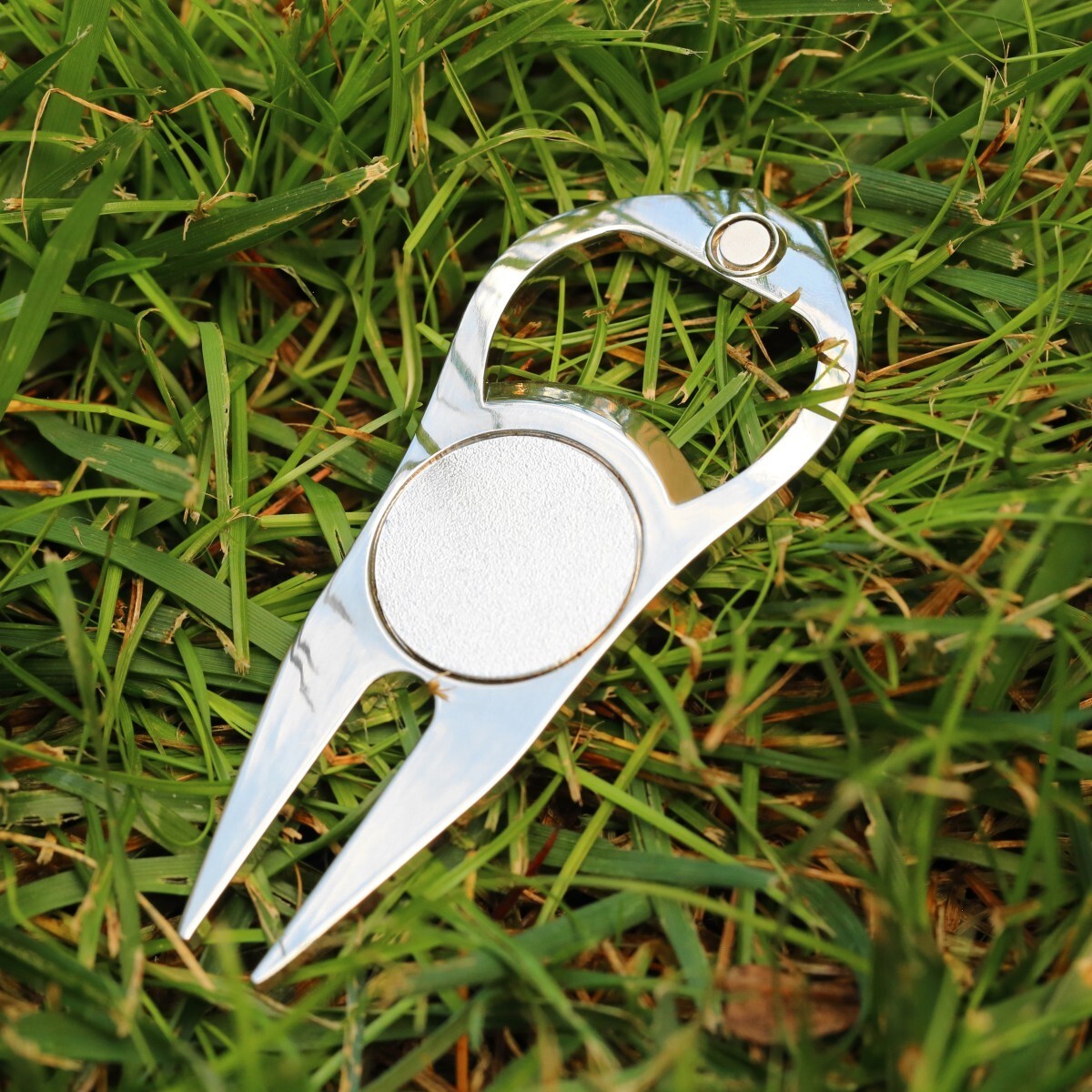 Skull Cameo Golf Ball Marker Divot Repair Tool Bottle Opener
