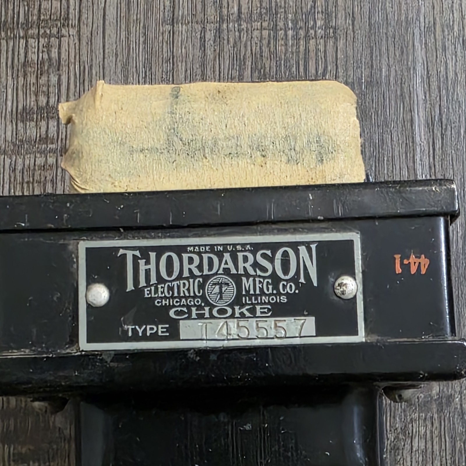 Vintage Thordarson Transformer Choke T-45557