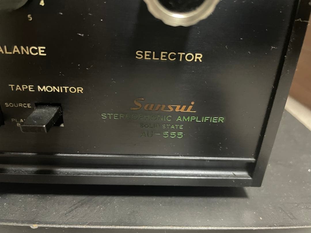 Sansui AU-555 Amplifier TU-555 Tuner Vintage 1970s Japan For Repair w/ Schematic