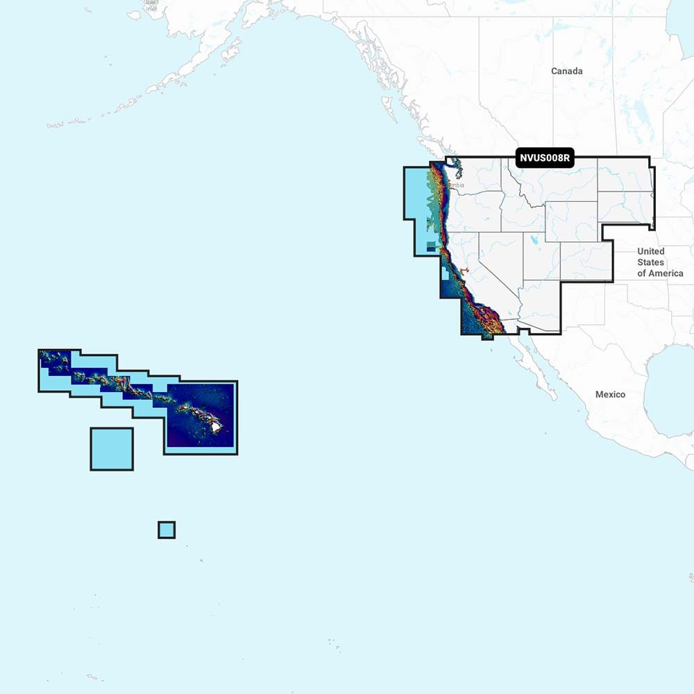 GARMIN NAVIONICS VISION+ NVUS008R US WEST