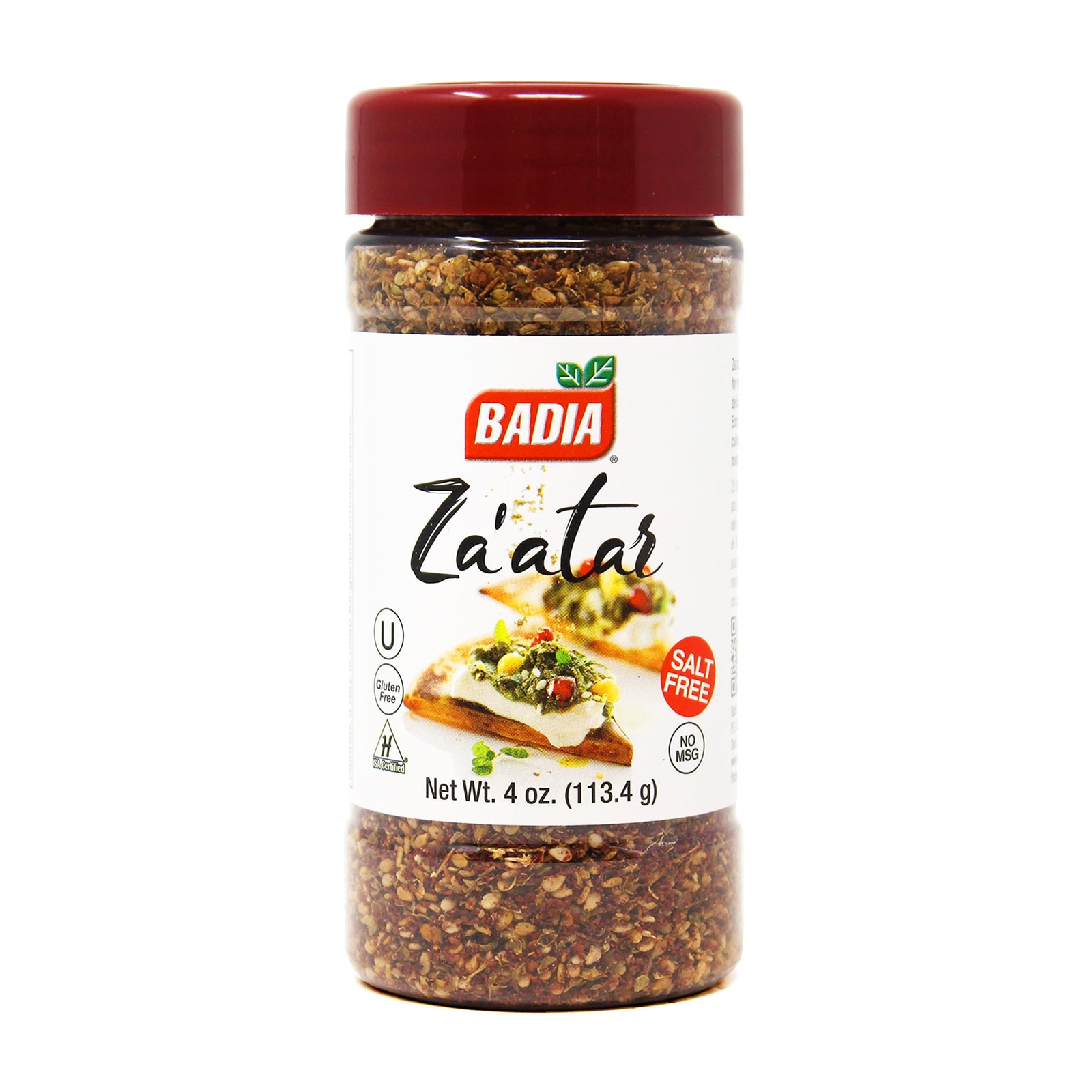 Badia Za'atar Mediterranean Seasoning Zaatar Blend, 4 oz 4 Ounce (Pack of 1)