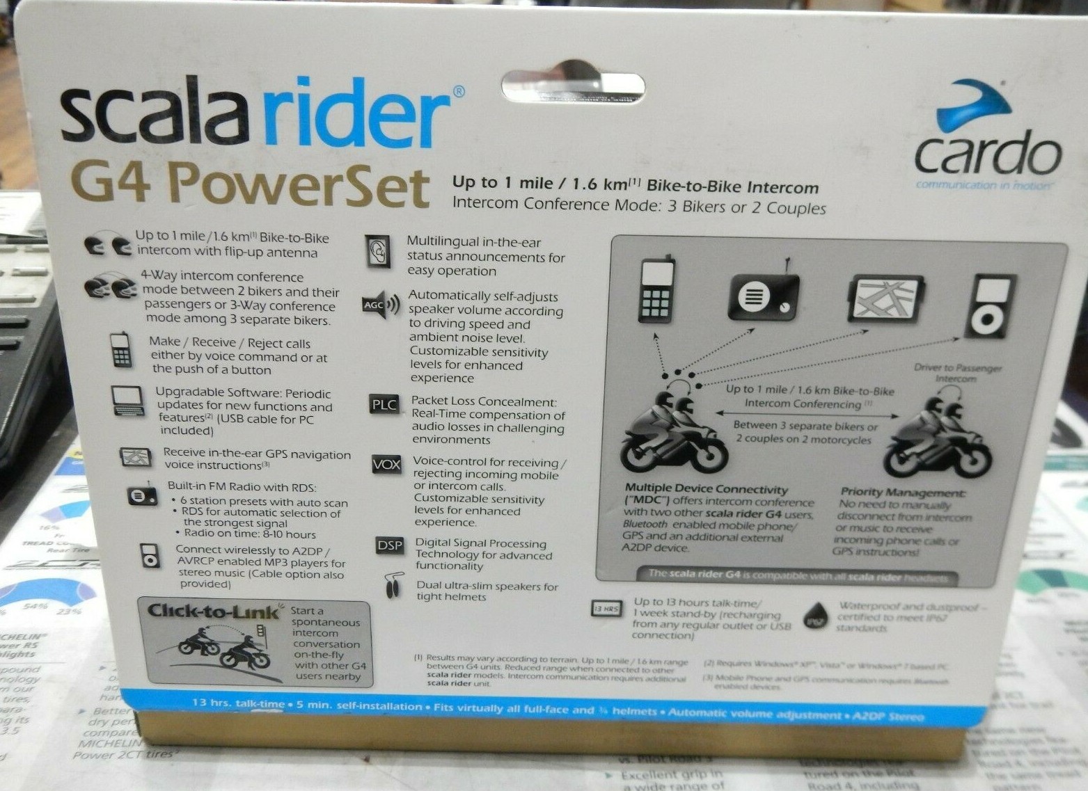 Cardo Scala Rider G4 Powerset (MISC-2)