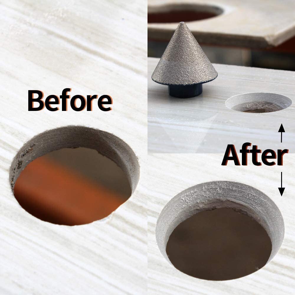 3-1/4" Beveling Chamfer Bit 3/4" Core Bit Sstone ceramic granite marble buffer