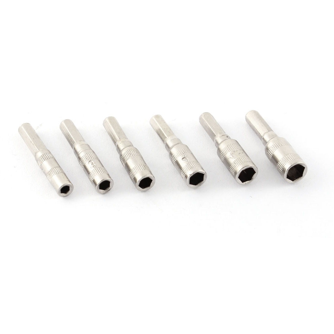 6pcs H4 Hexagon Shank 2.5mm 3mm 3.5mm 4mm 4.5mm 5mm 6 Points Hex Socket