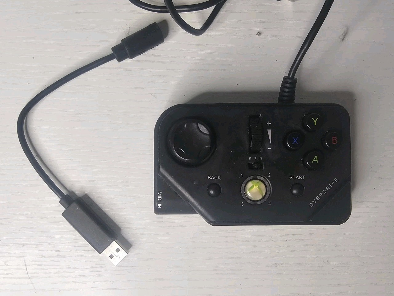 Midi Pro Adapter Rockband 3 Mad Catz Xbox 360 With USB Adapter Tested