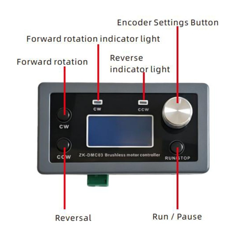 Stepper Motor Drive Controller Forward/Reverse Pulses Speed Controller Enduring