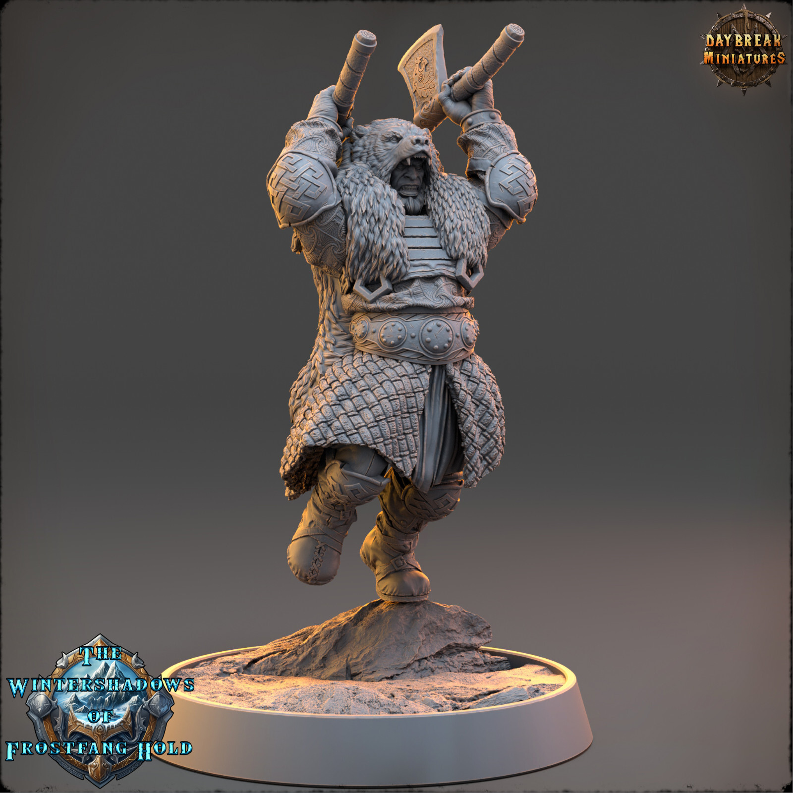 Northmen Fighter Leifr | DayBreak Miniatures | Compatible with D&D/AOS