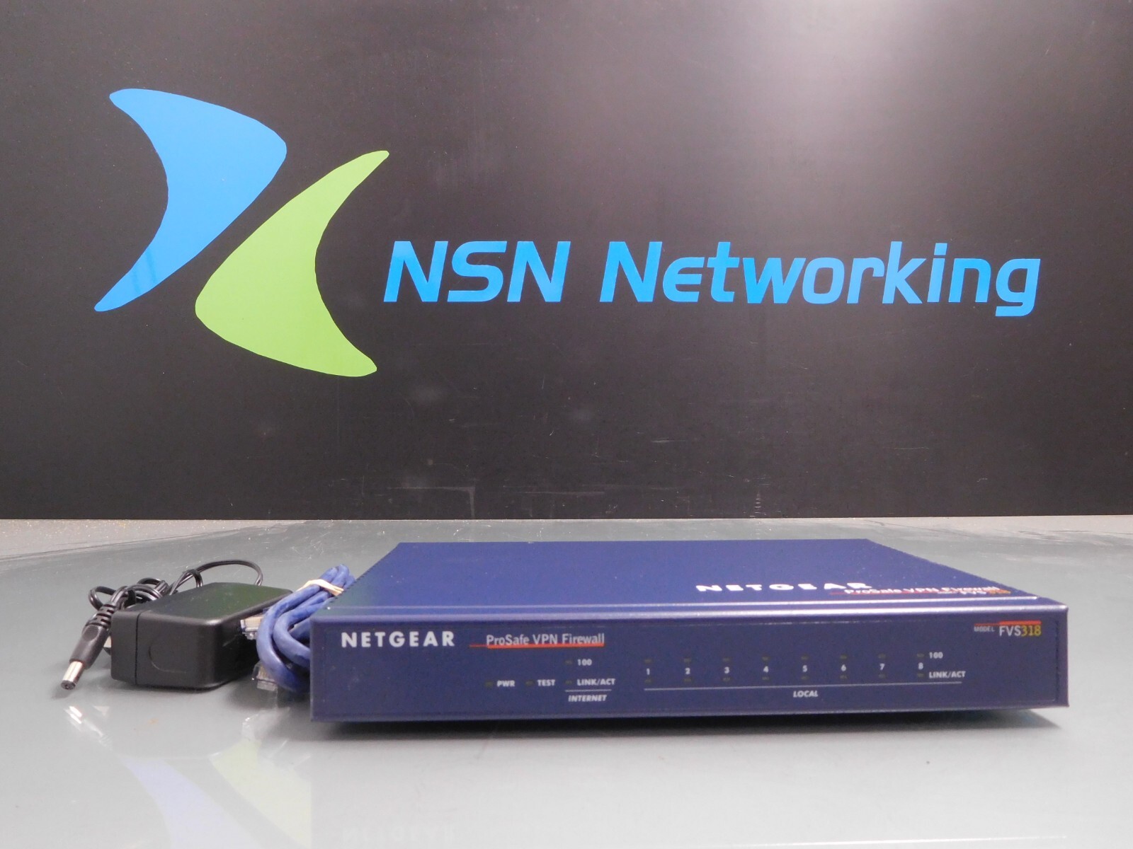 Netgear ProSafe FVS318 8-Port VPN Firewall w/ Power Supply