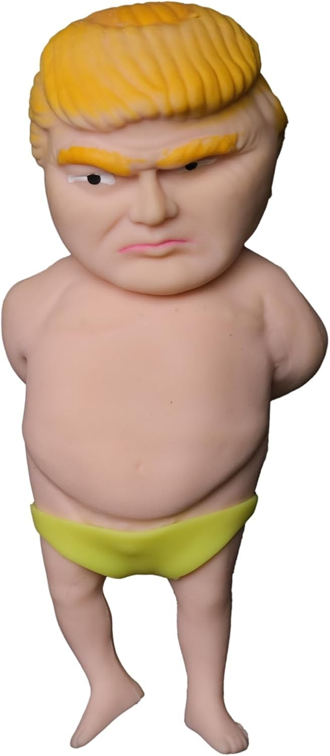 Splat Doll Squishy Toy Hilarious Squeeze Fidget Rubber to Stress...