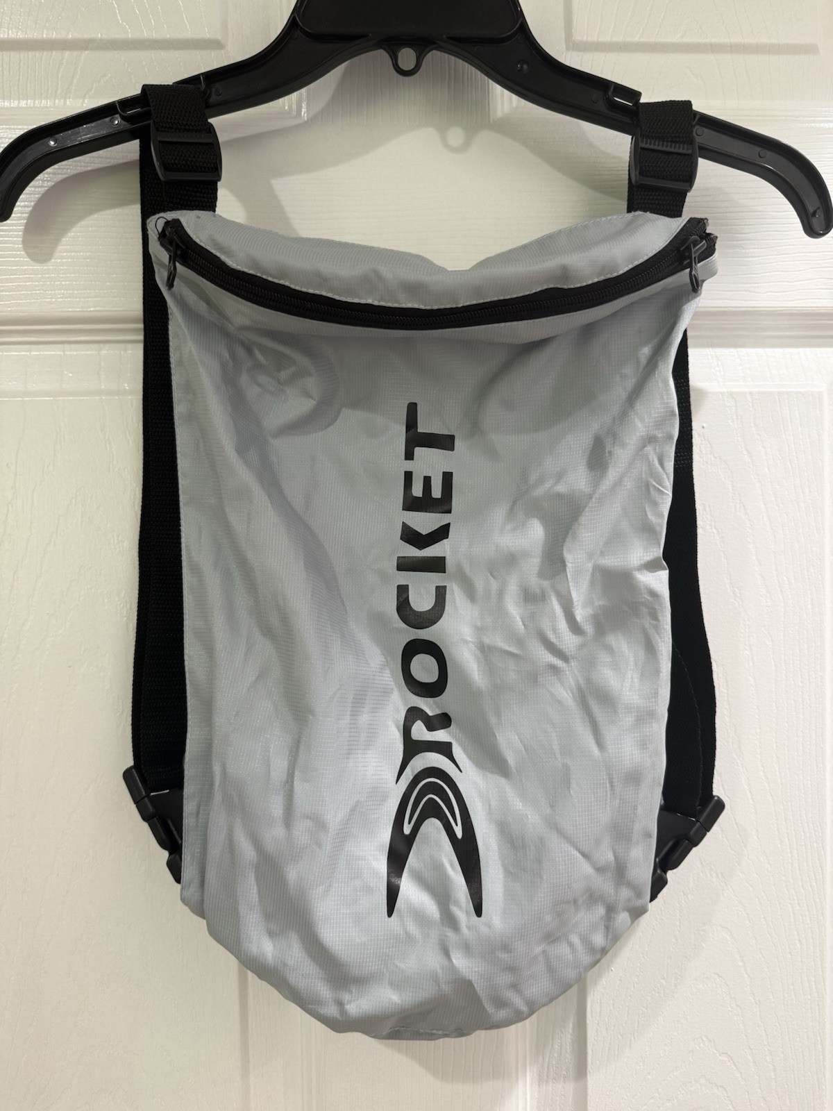 Rocket Cycling Shoe Bag Gray  Backpack Bag Commuter Storage