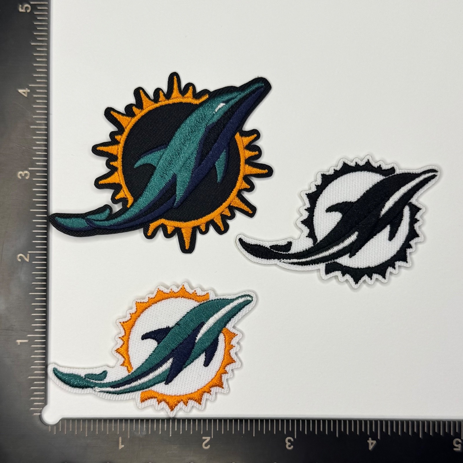 Miami Dolphins Iron/Sew On Embroidered Patch