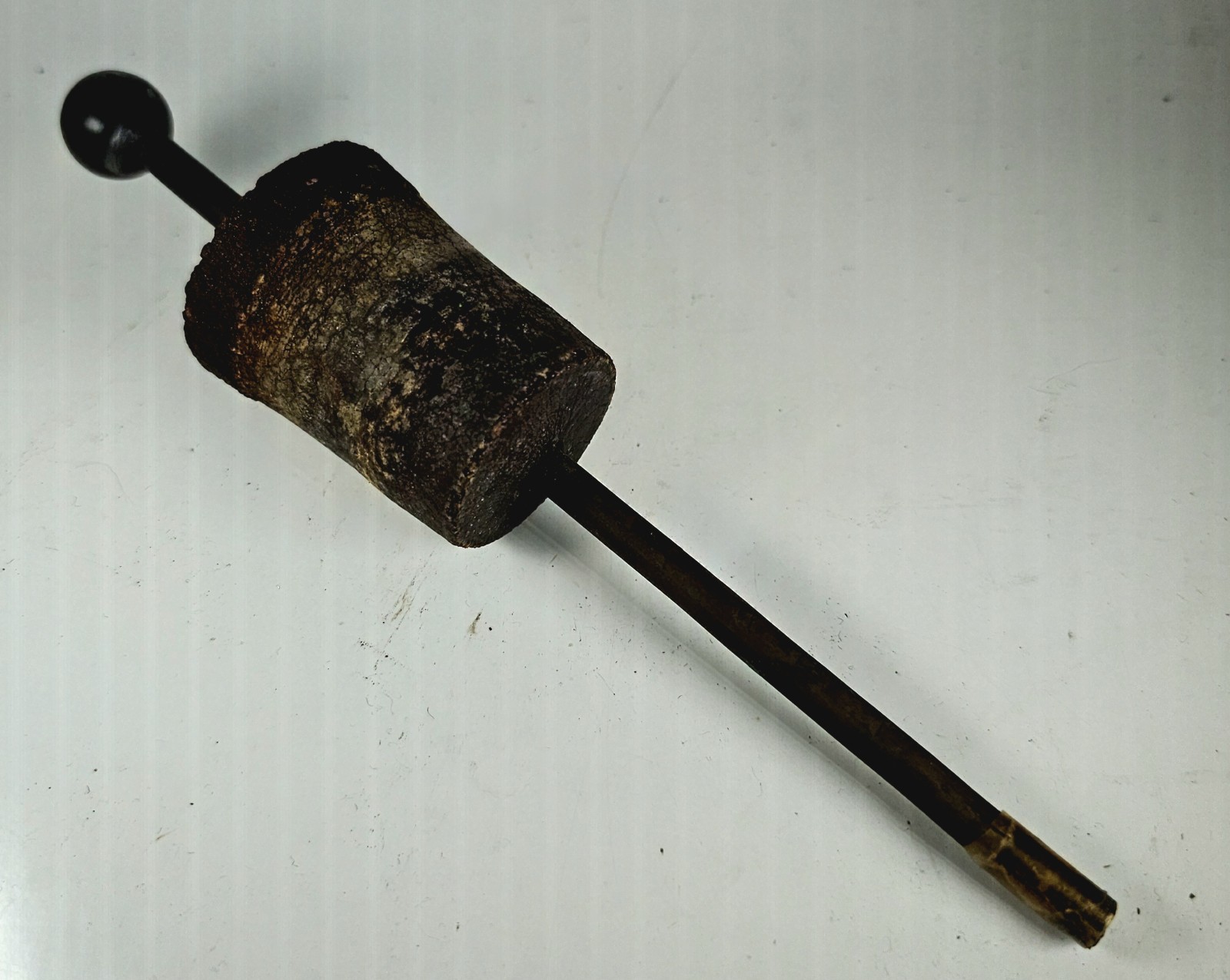 Antique Gold Leaf Electroscope - Physics Instrument - 26 Cm - 19th Century
