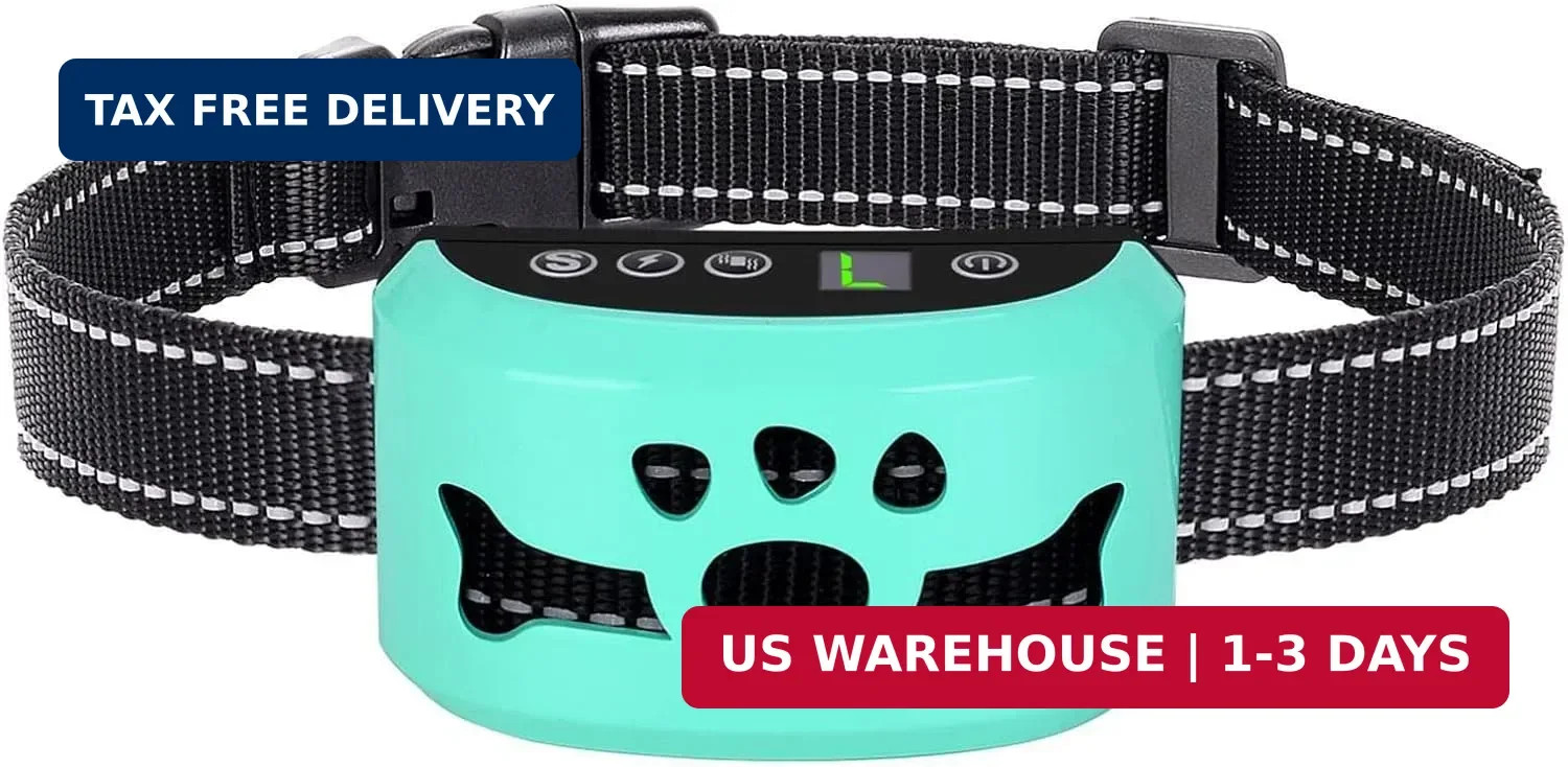 Anti Bark Collar with Auto Safety Shut-Off for Small Medium Large Dogs | Humane