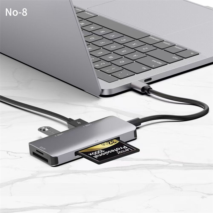 5 in 1 USB 3.0 Multi-Function To SD/TF/CF Card Reader Adapter Hub Kit High Speed