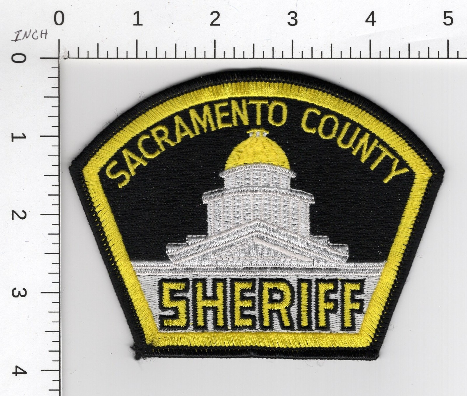 SACRAMENTO COUNTY SHERIFF CALIFORNIA ^^ COLLECTIBLE POLICE EMBROIDERED PATCH