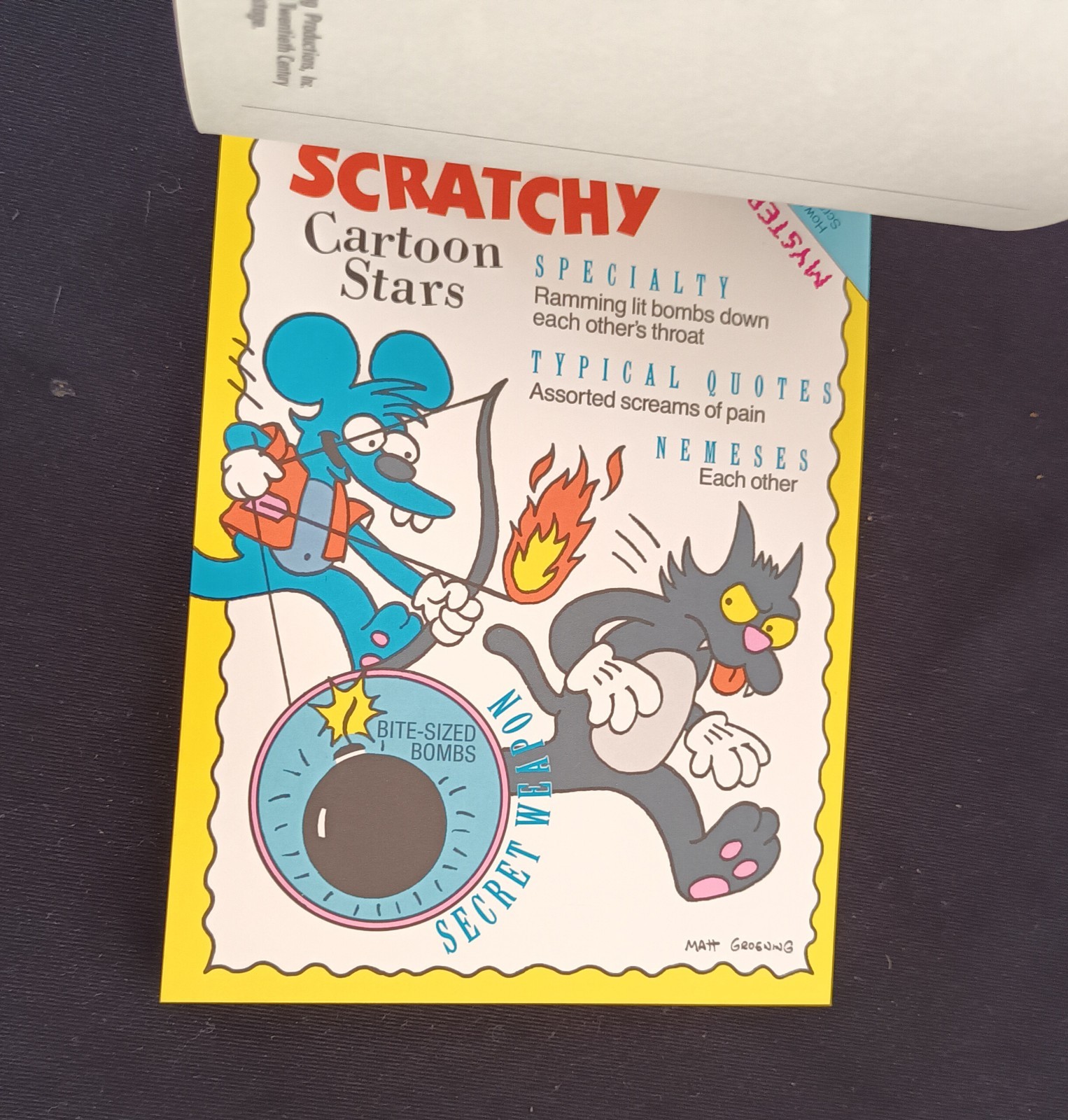 Greetings From The Simpsons 32 Postcards. 1st Print Edition 1990