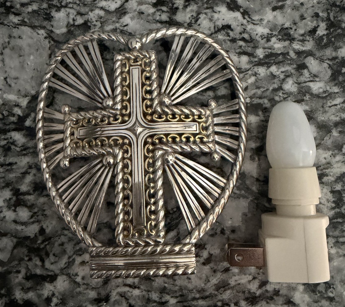 BRIGHTON Illumination CROSS NIGHT LIGHT HEART WORKS VIEW PHOTOS FREE SHIPPING