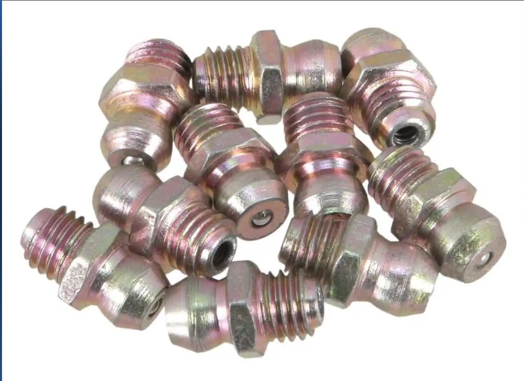 W54240 Grease Fittings 1/4 in. x 28 Straight Corrosion Resistant Fittings L