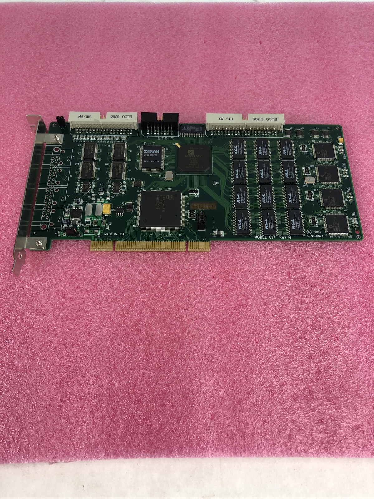 Sensoray PWB617 Rev A 16 Input JPEG Frame Grabber